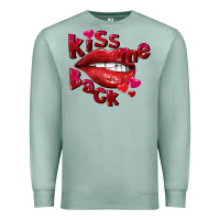 Seafoam kiss me back Premium Sweatshirt - FaDigitalArtStudio