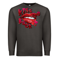 Smoke kiss me back Premium Sweatshirt - FaDigitalArtStudio