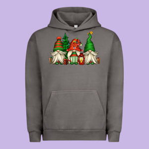 Christmas Gnomes Urban Hoodie Designed By Jasminsmagicworld