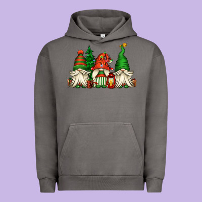 Christmas Gnomes Urban Hoodie Designed By Jasminsmagicworld