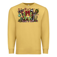 Antique Gold Joy Premium Sweatshirt - CowhideDigitalArt