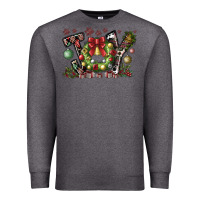 Charcoal Heather Joy Premium Sweatshirt - CowhideDigitalArt