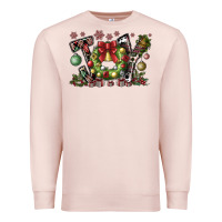 Pale Pink Joy Premium Sweatshirt - CowhideDigitalArt