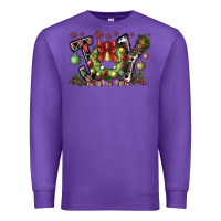 Purple Joy Premium Sweatshirt - CowhideDigitalArt
