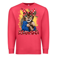 Cardinal Meowica 4th of july Premium Sweatshirt - CowGirlArtShop