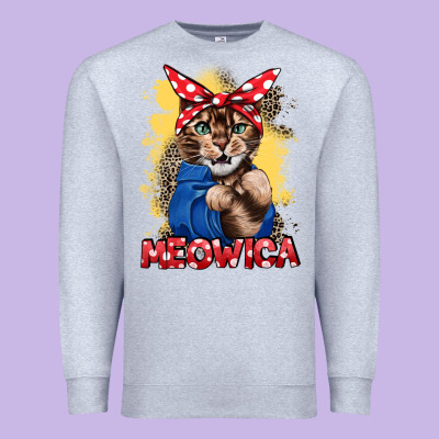Meowica 4th Of July Premium Sweatshirt Designed By Cowgirlartshop