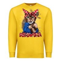 Lemon Meowica 4th of july Premium Sweatshirt - CowGirlArtShop