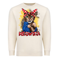 Sandshell Meowica 4th of july Premium Sweatshirt - CowGirlArtShop