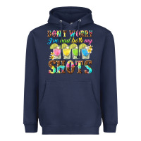Navy dont worry ive had both my shots Heavyweight Hoodie - texasbilliewilder