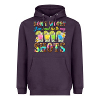 Plum dont worry ive had both my shots Heavyweight Hoodie - texasbilliewilder