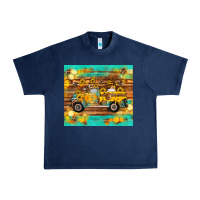 Navy western bee gnomes truck honeycomb  leopard turquoise wooden serape Urban Heavy Tee - Artiststas