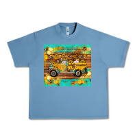 Pebble Blue western bee gnomes truck honeycomb  leopard turquoise wooden serape Urban Heavy Tee - Artiststas