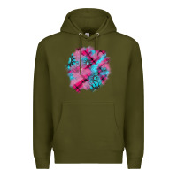 Army Green v.d gemstone's patches Premium Hoodie - AdoDesignShop