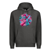 Charcoal Heather v.d gemstone's patches Premium Hoodie - AdoDesignShop