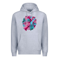 Heather Grey v.d gemstone's patches Premium Hoodie - AdoDesignShop
