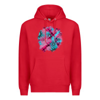 Red v.d gemstone's patches Premium Hoodie - AdoDesignShop