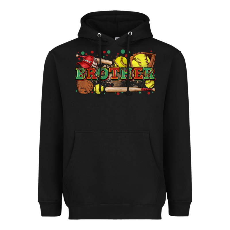 Brother Softball Heavyweight Hoodie by Zillion Design Studio | Teevron