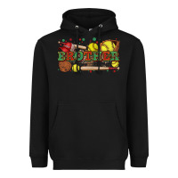 Black brother softball Heavyweight Hoodie - Zillion Design Studio