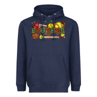 Navy brother softball Heavyweight Hoodie - Zillion Design Studio