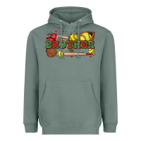 Sage brother softball Heavyweight Hoodie - Zillion Design Studio