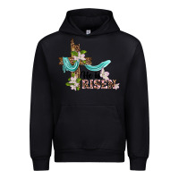 Foreset Green he is risen cross Urban Hoodie - BarkalooDesign