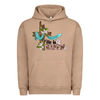 Pigment Burro he is risen cross Urban Hoodie - BarkalooDesign