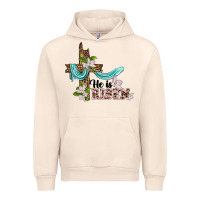Sandshell he is risen cross Urban Hoodie - BarkalooDesign