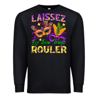 Black laissez les bon temps rouler Premium Sweatshirt - FaDigitalArtStudio