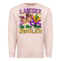 Pale Pink laissez les bon temps rouler Premium Sweatshirt - FaDigitalArtStudio