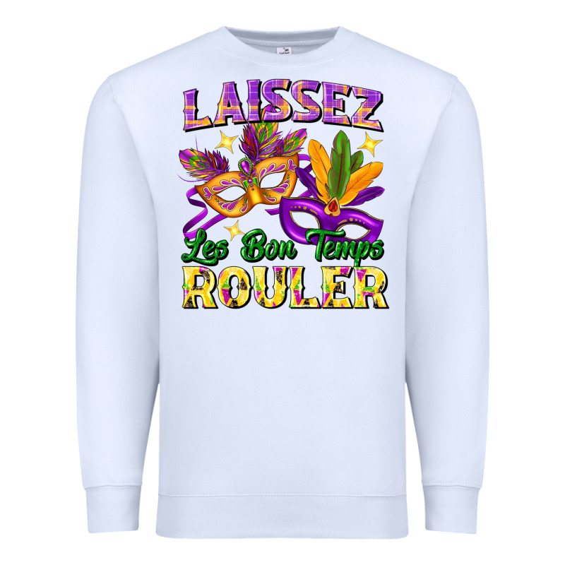 Laissez Les Bon Temps Rouler Premium Sweatshirt by FaDigitalArtStudio | Teevron