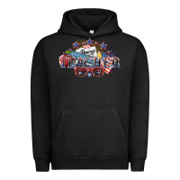 Pigment Black american teacher Urban Hoodie - NancyCooperArtShop