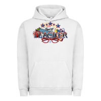 Pigment Lunar Rock american teacher Urban Hoodie - NancyCooperArtShop