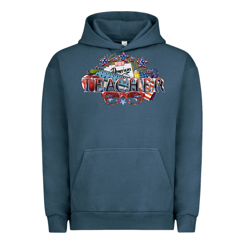 American Teacher Urban Hoodie by NancyCooperArtShop | Teevron