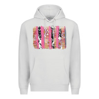 Dove Grey v.d cow and lotus brushstrock Premium Hoodie - AdoDesignShop