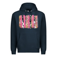 V.d Cow And Lotus Brushstrock Premium Hoodie | Teevron