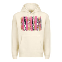 Tofu v.d cow and lotus brushstrock Premium Hoodie - AdoDesignShop