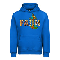 Cobalt faith with cross Urban Hoodie - BarkalooDesign