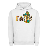 Pigment Lunar Rock faith with cross Urban Hoodie - BarkalooDesign
