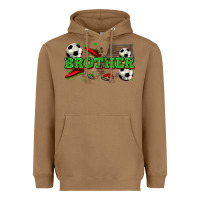 Toasted Coconut brother soccer Heavyweight Hoodie - Zillion Design Studio