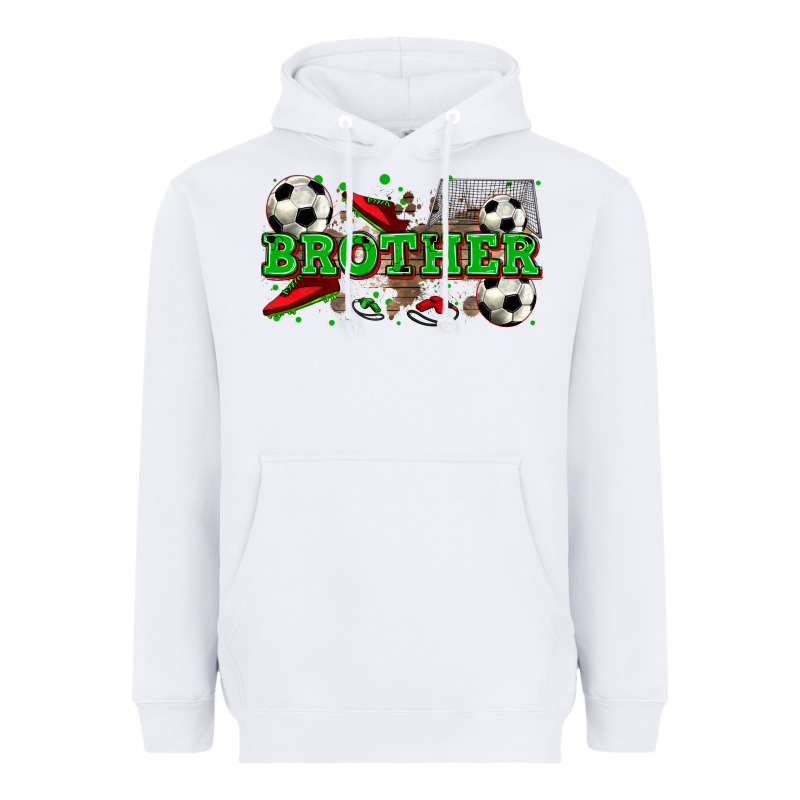 Brother Soccer Heavyweight Hoodie by Zillion Design Studio | Teevron