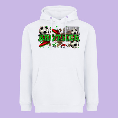 Brother Soccer Heavyweight Hoodie Designed By Zillion Design Studio