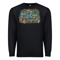Black hot mom summer Premium Sweatshirt - SublimationCraftShop