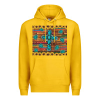 Lemon western gemstone cross sunflowers leopard serape glitter wooden tumble Premium Hoodie - Artiststas