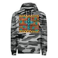 Slate Camo western gemstone cross sunflowers leopard serape glitter wooden tumble Premium Hoodie - Artiststas