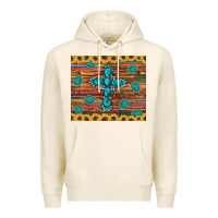 Tofu western gemstone cross sunflowers leopard serape glitter wooden tumble Premium Hoodie - Artiststas
