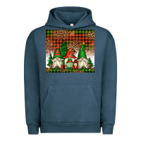 Pigment Midnight Navy Christmas gnomes Urban Hoodie - Jasminsmagicworld