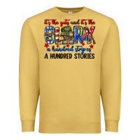 Antique Gold It's the guts and it's the glory a hundred stripes Premium Sweatshirt - Neo Western