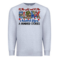 Heather Grey It's the guts and it's the glory a hundred stripes Premium Sweatshirt - Neo Western