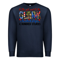 Navy It's the guts and it's the glory a hundred stripes Premium Sweatshirt - Neo Western