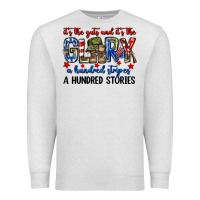 Oatmeal Heather It's the guts and it's the glory a hundred stripes Premium Sweatshirt - Neo Western